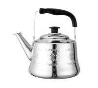 Tea Kettle Stovetop 4L T -teiera in acciaio inossidabile Whistling Colora di tè con manico anti -calore per il tuo dormitorio di casa Versare sopra il bollitore
