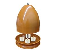 Tea Light Warmer - Coffee Light Heaters | Tea Lights Warmer | Double Walled Tea Light WarTable TeaLights Radiator - Tabletop Candle Heater, Coffee Oven, Metal Candle Heater for Indoor for Home and