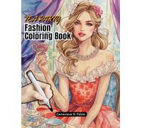 Tea Party Fashion Coloring Book