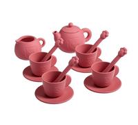Tea Party Set | Complete Pretend Play Toy With Teapot | Pretend Play Tea Set | For Preschoolers Playdates Birthday Holiday Playroom Kindergarten Family Night Daycare Home