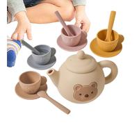 Tea Party Sets, Pretend Play Toddler Set, Role Play Toy, Motor Skills Development, Girls and Boys Ages 3-6, Compact Idealfor Holiday, Birthday, Christmas, Imaginative Played