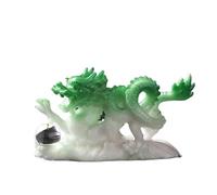 Tea Pet fatto a mano, Ornamenti for attirare ricchezza, statue creative fatte a mano che cambiano colore ad alta temperatura, accessori for il tè(Green)