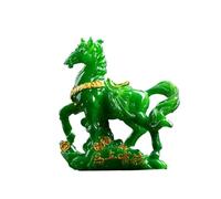 Tea pet， Ornamento for animali da tè a forma di cavallo che cambia colore, set da tè, accessori artigianali, decorazioni for la tavola da tè, regali(Green)