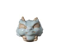 Tea pet, Statuetta divina della bestia, in ceramica, decorazione da scrivania, regalo for la sala da tè(A)