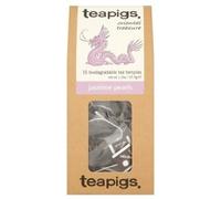 Tea Pigs Jasmine Pearls - Confezione da 4 bustine di tè, 15 pezzi