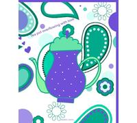 “Tea Pot” Composition notebook 7.5 by 9.25 with 120 lined pages.