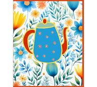 “Tea Pot” Composition notebook 7.5 by 9.25 with 120 lined pages.