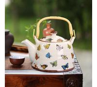 Tea pot in porcellana tradizionale bollitore da tè da 900 ml per campeggio