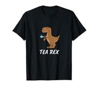 Tea Rex - Camicia con scritta "Tyrannosaurus Rex" Maglietta