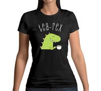 Tea-Rex - Donna T-Shirt - Dinosauro - T- Rex - Love - Animale - Cute - Gioco di