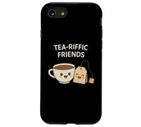 Tea-Riffic Friends - Simpatico Tea Pun Kawaii Cup & Tea Bag Custodia per iPhone SE (2020) / 7/8