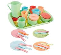 Tea Set Giocattolo Per Bambini - Cucina Giocattolo Educativa Per Apprendimento E Gioco Simbolico,Set Tazze Gioco Simbolico,Adatto a Bambini e Bambine per Compleanno Capodanno Vacanze Festività