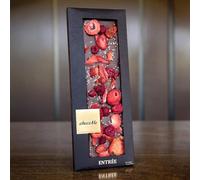 Tea Soul | Cioccolato al Latte con Fragola a Fette, Lampone e Oro 110 gr
