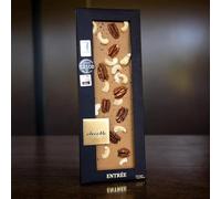 Tea Soul | Cioccolato Biondo con Sale Nero, Noci Pecan e Anacardi 110 gr