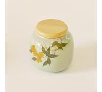 TEA SOUL | Contenitore Salva Aroma in Porcellana Decorata 250g - Nespolo