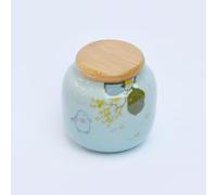 Tea Soul | Contenitore Salva Aroma in Porcellana Decorata 250ml, Coniglio