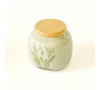 Tea Soul | Contenitore Salva Aroma in Porcellana Decorata 250ml, Narciso