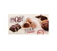 Tea Soul | Mochi al Cioccolato - Dolcezza in Ogni Morso - Snack Genuino e Leggero - Ricco di Gusto e Intensità del Cioccolato - 80 Grammi