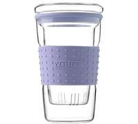 TEA SOUL Mug in Vetro con Fascia in Silicone 360 ml