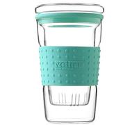 TEA SOUL Mug in Vetro con Fascia in Silicone 360 ml