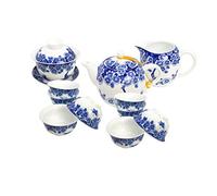TEA SOUL Set in Porcellana Blu e Bianco 11 pz