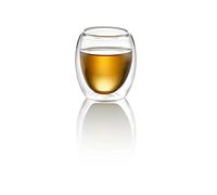 TEA SOUL Tazza in Vetro Doppio Strato 80 ml