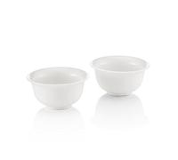 TEA SOUL Tazze in Porcellana Bianca 40 ml 2 pz