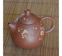 Tea Soul | Teiera in Creta Yixing Marrone a Fiori 210ml