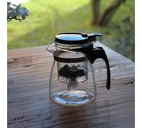 TEA SOUL Teiera in Vetro con Filtro a Pressione 500ml