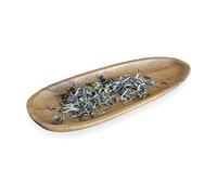 TEA SOUL | Vassoio Ovale in Noce, 30 x 12 cm, Legno