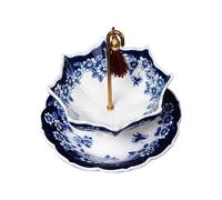 Tea Strainer - Ceramic 11.6cm Rotating Umbrella Infuser | Tea Coffee Brewer, Portable Infuser, Brewing Strainer, Extractor For Home Office Travel Camping Yoga Meditation Use