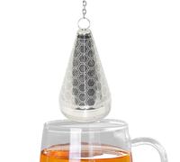 Tea Strainer Steeper - Cone Filter with a Drip Tray - Stainless Steel Tea Infuser Filter - for Brewing Steeping Coffee Kettle Cup Mug Travel Home