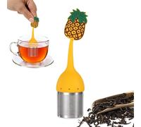 Tea Strainer - Tea Infuser - Cute Fruit Shaped Loose Leaf TeaSteeper - Reusable Fine Mesh Infuser For Mugs, Cups, Teapots, Tumbler - Fun TeaFilter For Home, Officee, Travel, Gift - Bpa-frree Brewer