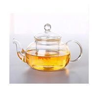 Tea tè da fiore in vetro da 800 ml -clima da asergo, teatro di vetro da tè fiore di bottiglia pratica con foglia di tè infuser teiera caffè a base di erbe