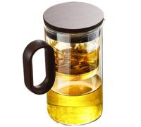 TEA TEA GLAN Con Filtrazione A Magnete - Pentola Di Separazione Del Tè, Bicchiere Di Filtrazione | TEAPOT BEGGIO DI CASA PER CUSCINE, CAFE, SERVIZIO RISTATORE, Rituali Di Tè Quotidiani, Riunioni Di Fa