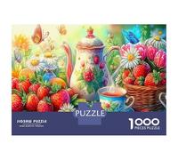 Tea Time Garden Puzzle Impossibili 1000Pcs Interesting Decorazione Per La Casa. Giochi Rilassamento E Intelligence Per Adulti E Ragazzi Da 14 Anni 70x50cm/1000pcs