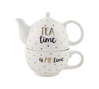Tea Time Tea For One Teapot Teacup Set
