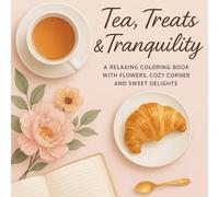 Tea, Treats & Tanquility: A Relaxing Coloring Book With Flowers, Cozy Corner and Sweet Delights