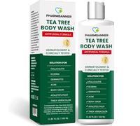 Tea Tree Body Wash antimicotico: trattamento follicolite per pelle soggetta a dermatite, acne viso e corpo, prurito jock, piede d'atleta, tigna, tigna versicolor, odore corporeo, eczema e idradenite