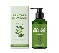 Tea Tree Body Wash - Tea Tree Tinea Versicolour Body Wash, cura della pelle per acne sulla schiena, follicolite, prurito all'inguine, piede d'atleta e tigna - sapone per il corpo con olio di tea tree