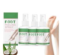 Tea Tree Foot Peeling Spray, lozione e crema per piedi secchi strappati/tallone, Scrubber Dead Skin Remover, piedi Callus Remover Gel idratante ed esfoliante (3)