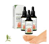 Tea Tree Nail Care Serum - Nail Strengthener e supporto alla crescita per unghie fragili e deboli danneggiate, olio condizionante per la cura della cuticola, miscela a base vegetale (3 bottiglie)