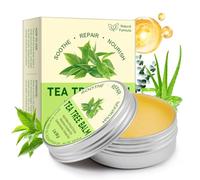 Tea Tree Oil Balm,Premium Multi-Plant Complex Formula Calmante prurito e pelle secca - Cura idratante per mani, piedi, gomiti e ginocchia | Non grasso per tutti i tipi di pelle