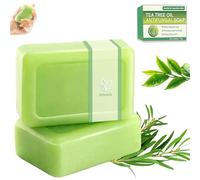 Tea Tree Oil Soap, Plant Relief Soap Bar for Daily Refreshing Cleanse, Natural Relief Soaps Bar for Men & Women, Gentle Exfoliating (2)