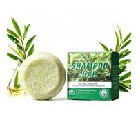 Tea Tree Shampoo Bar 64G, shampoo solido per il controllo dell'olio e | L'estratto naturale dell'albero del tè nutre delicatamente il cuoio capelluto, ottimizza il contenuto di grassi e stabilizza