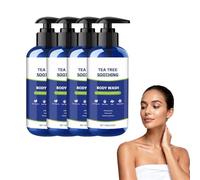 Tea Tree Soap Body Wash - Gel doccia rinfrescante Tea Tree Mint, combatte gli odori del corpo, controlla gli odori, lenisce la pelle irritata e pruriginosa, funge anche da lavaggio dei piedi e intimo