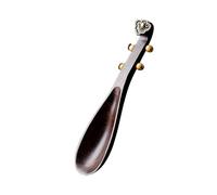 Tea Utensils Wooden Creative Shaped Spoon Home Use Black Material for Food Scooping 1Pcs