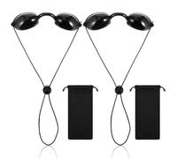 Teaaha 2 occhiali di protezione solarium, occhiali di protezione UV, occhiali di protezione a infrarossi, luce rossa, occhiali per clinica di bellezza e terapia a LED