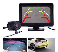 Teabelle - Kit telecamera notturna posteriore da 4,3 pollici con retromarcia per auto e monitor LCD TFT
