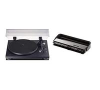 Teac TN-280BT-A3/B Giradischi Bluetooth, Black & Hama 116204 Spazzola Puliscidischi, Nero/Alluminio